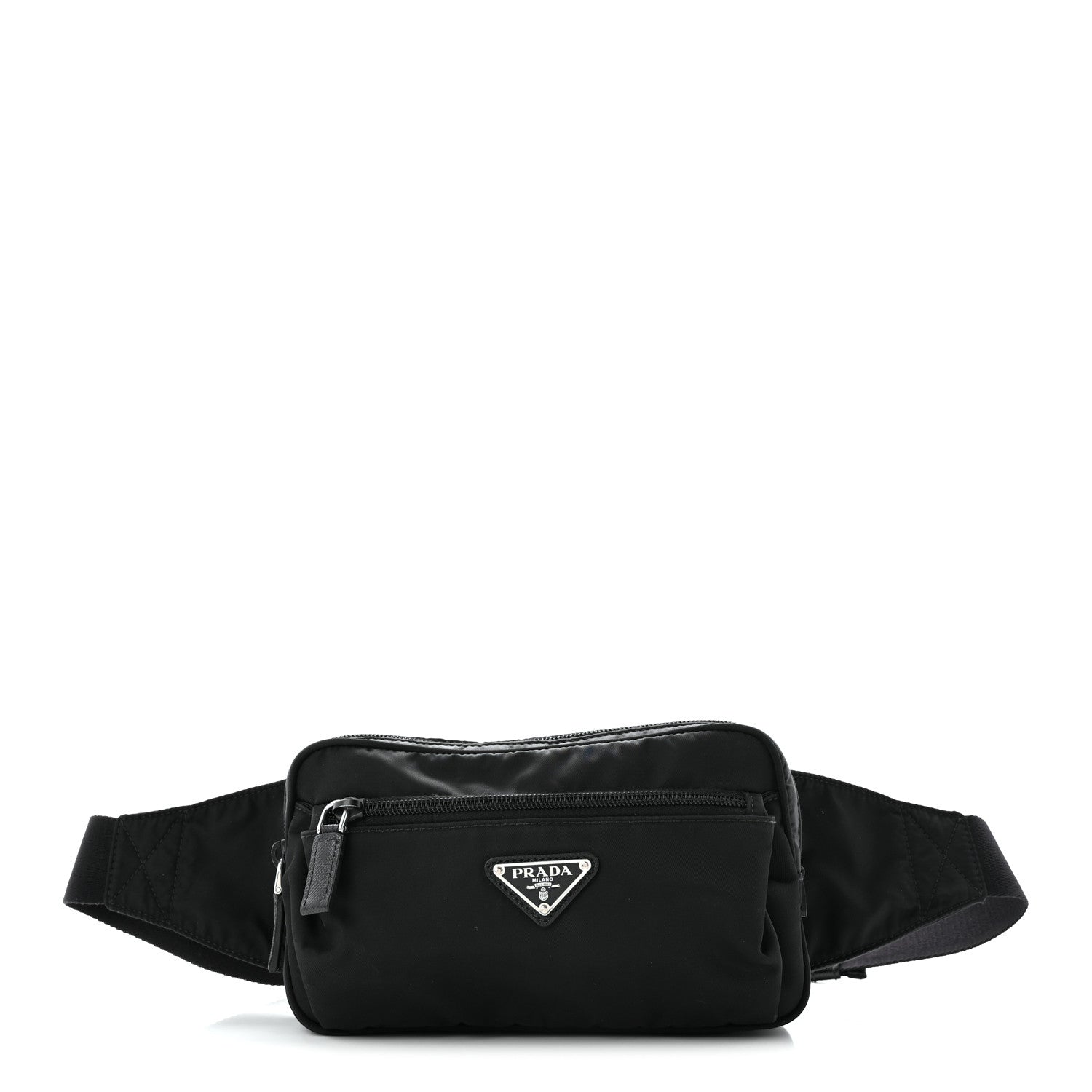Prada Tessuto Nylon Belt Bag Black 1 of 9