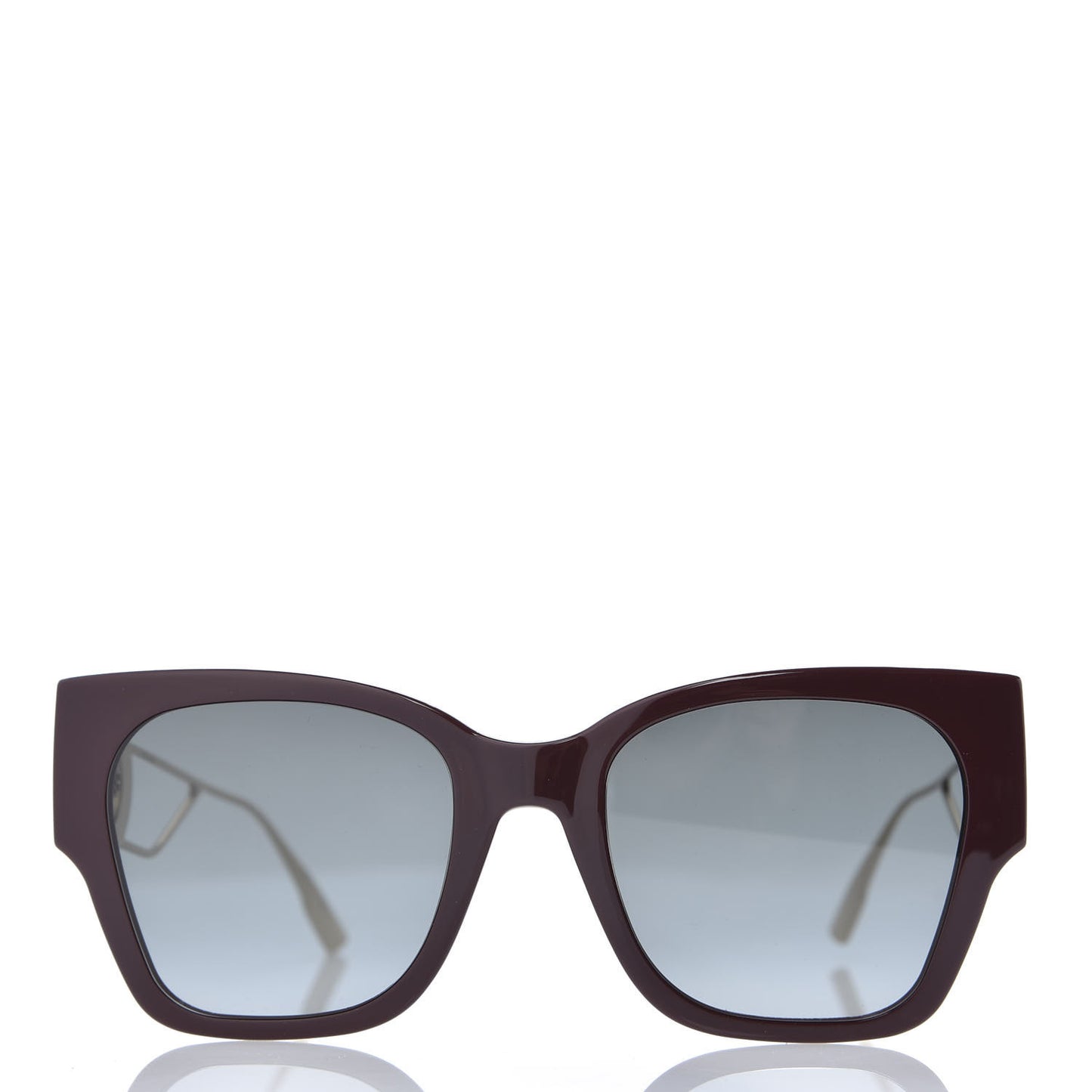 Rectangular 30 Montaigne 1 Sunglasses Burgundy
