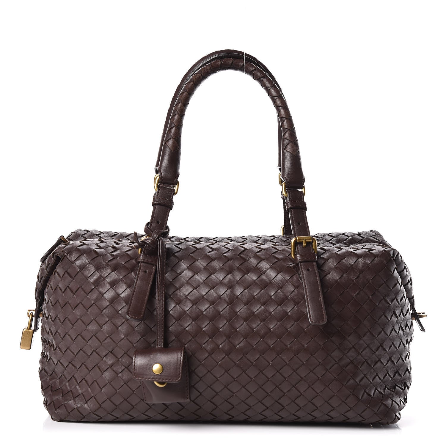 Bottega Veneta Nappa Intrecciato Montaigne Bag Ebano 1 of 24