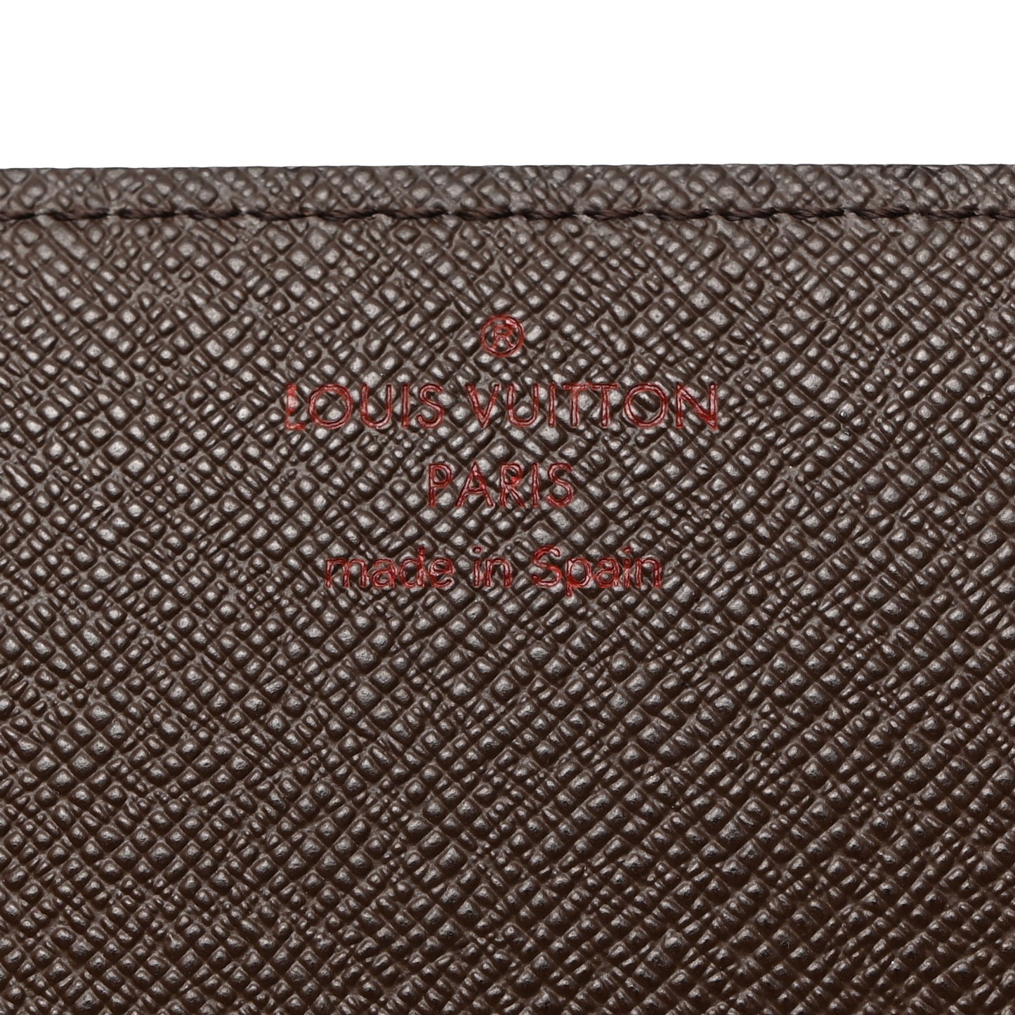 Damier Ebene Business Card Holder