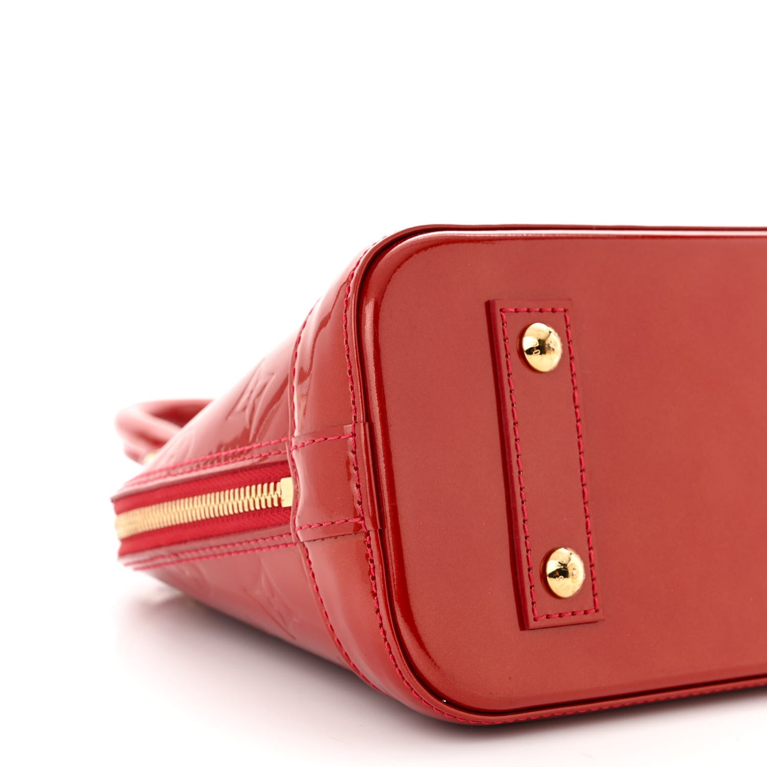 Louis Vuitton Vernis Alma BB Pomme D'Amour 8 of 9