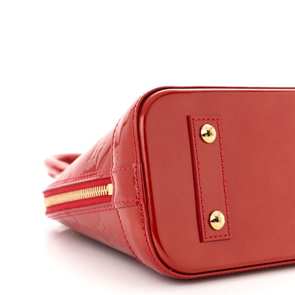 Louis Vuitton Vernis Alma BB Pomme D'Amour 8 of 9