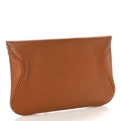 Hermes Swift Taurillon Clemence Vache Hunter Virevolte Pochette Gold 3 of 8