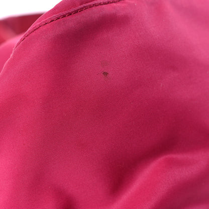 Prada Tessuto Nylon Saffiano Messenger Bag Fuxia 11 of 15