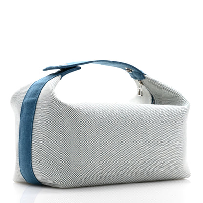 Hermes Canvas Large Bride-A-Brac Cabriole Case Bleu Nattier 3 of 8