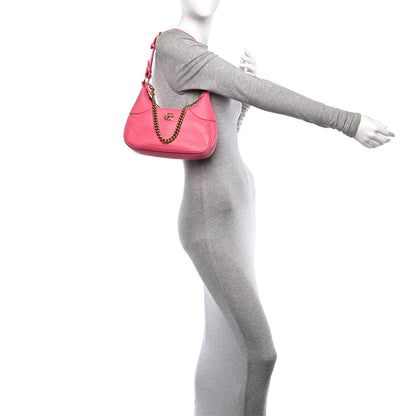 Gucci Goatskin Small Aphrodite Shoulder Bag Rhodamine Pink 2 of 11