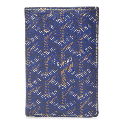 Goyard Chevron Bifold Wallet Navy 1 of 12