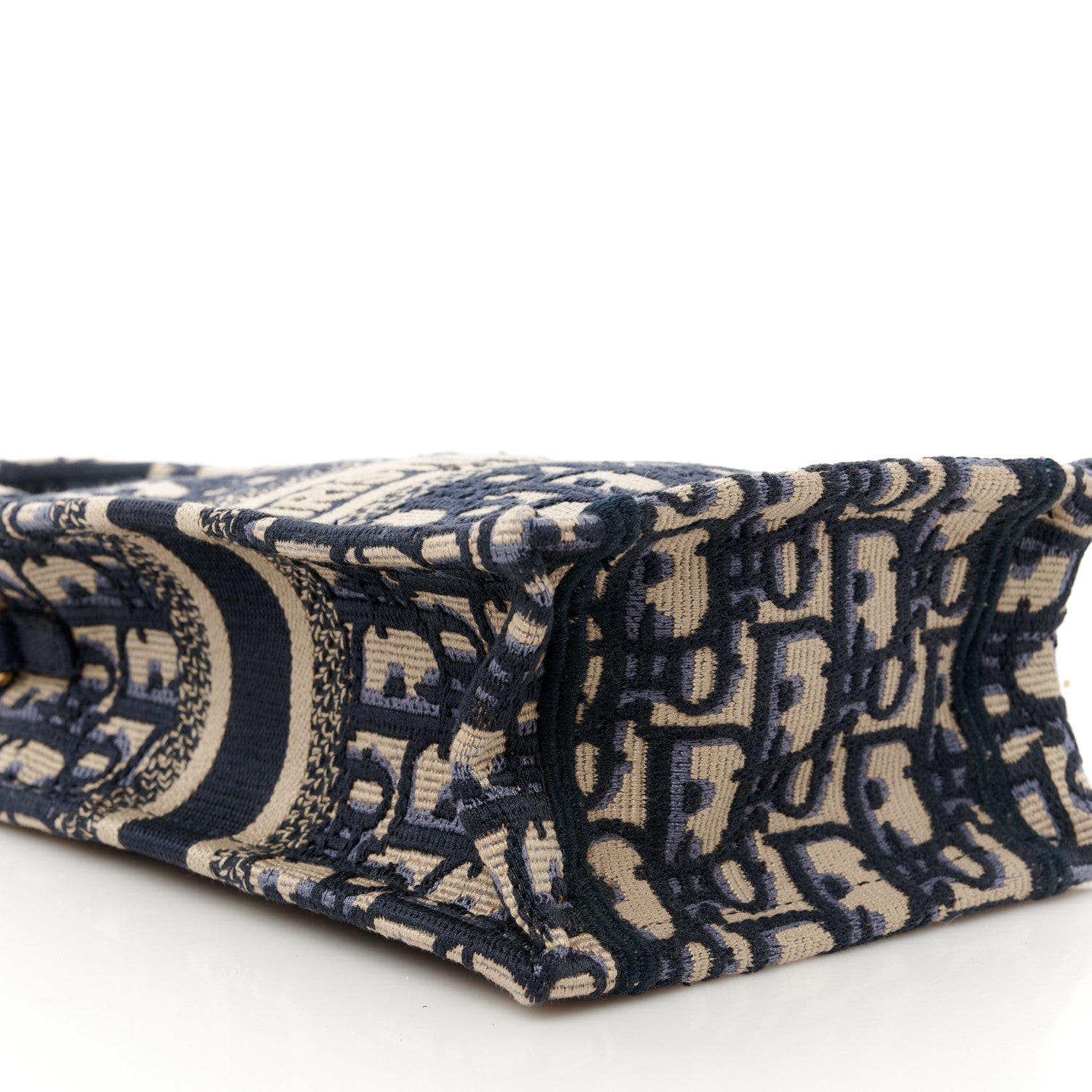 Christian Dior Oblique Mini Book Tote Phone Bag Blue 9 of 10