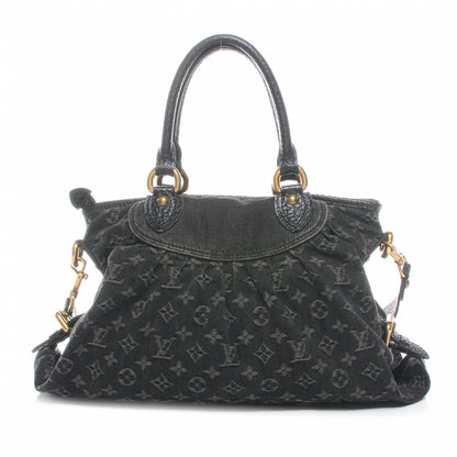 Louis Vuitton Denim Neo Cabby MM Black 1 of 7