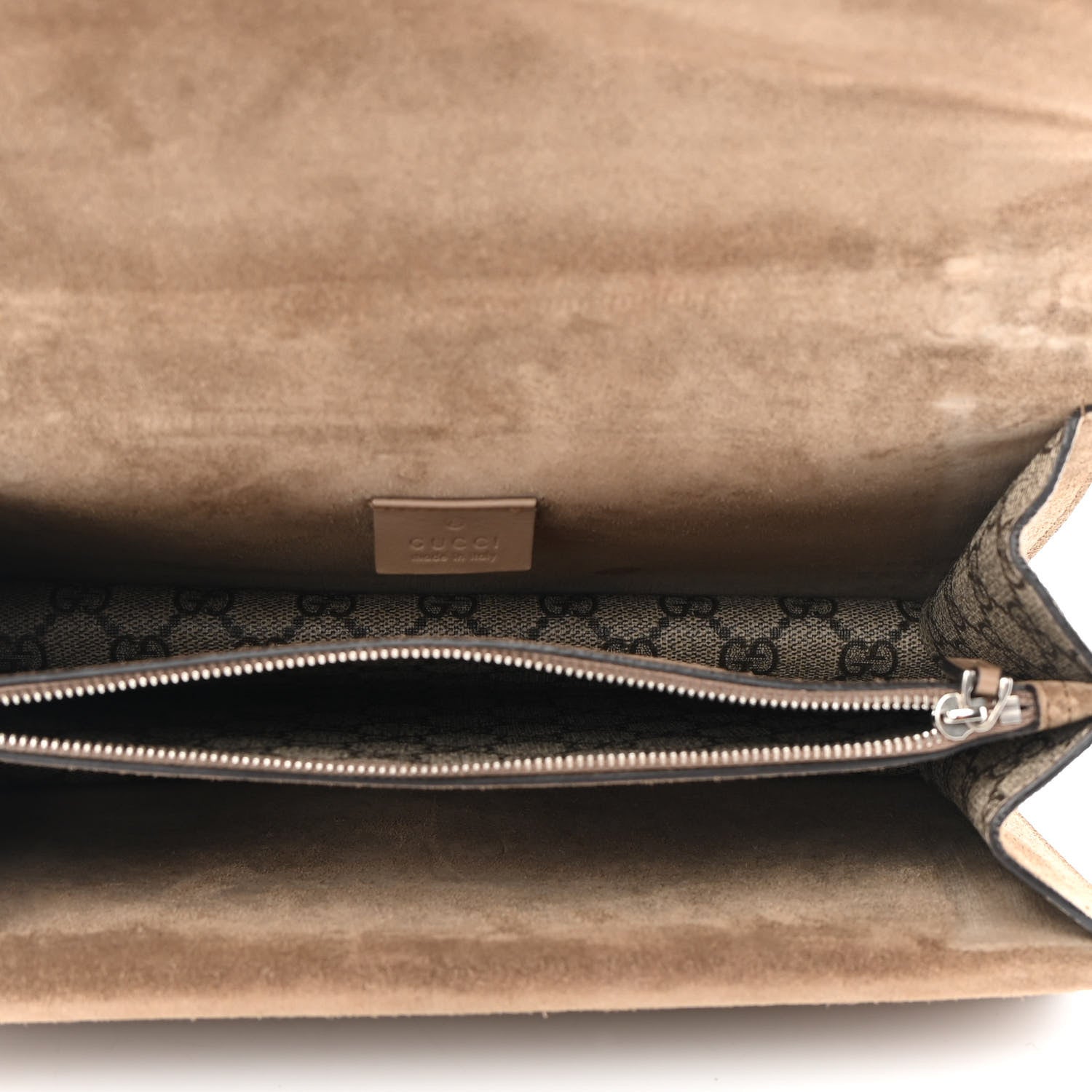 Gucci GG Supreme Monogram Small Dionysus Shoulder Bag Taupe 5 of 10