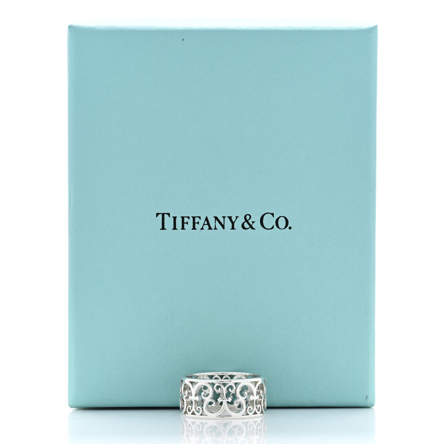 Sterling Silver Wide Enchant Ring 58 8.25