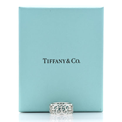 Tiffany Sterling Silver Wide Enchant Ring 58 8.25 5 of 5