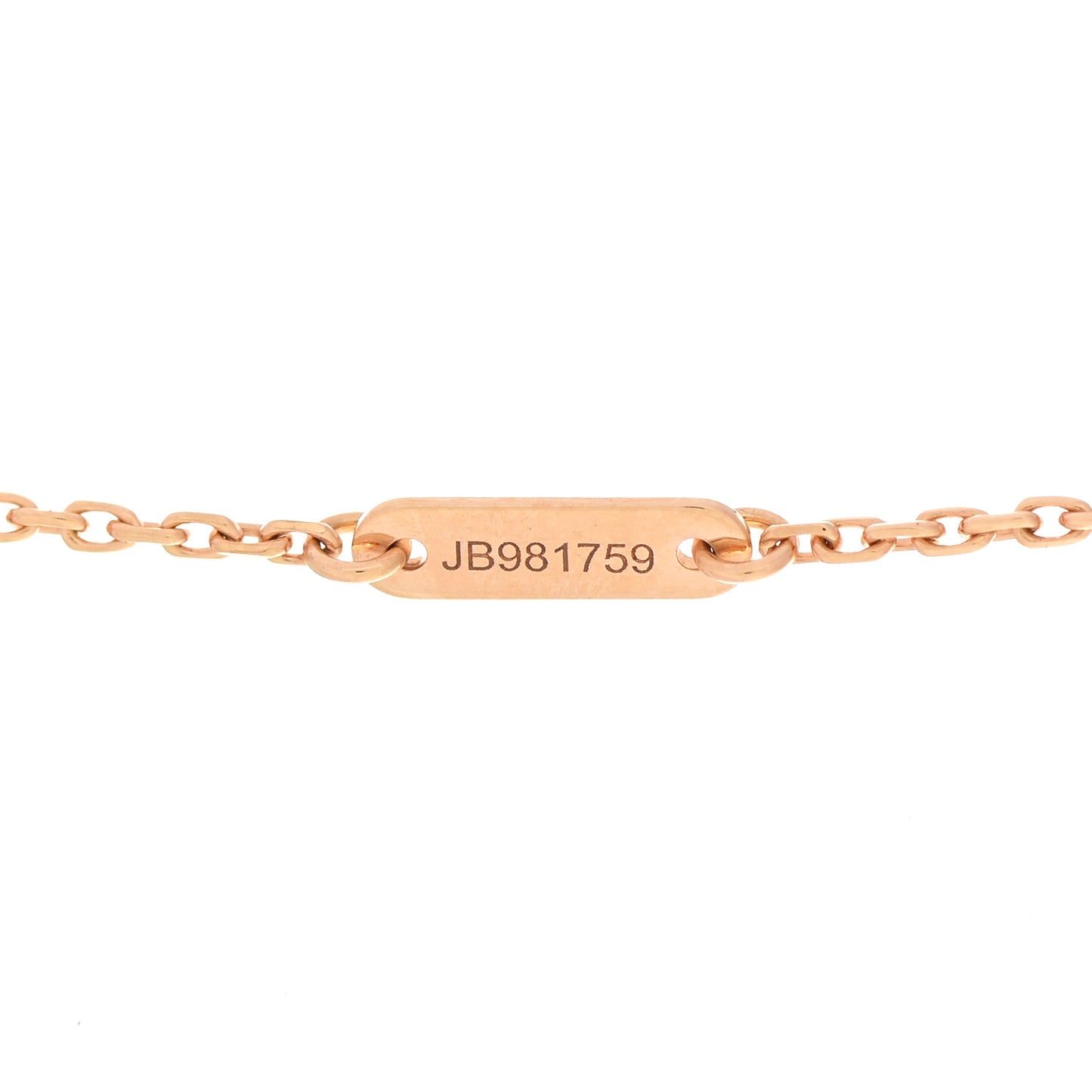 18K Rose Gold Carnelian Sweet Alhambra Pendant Necklace