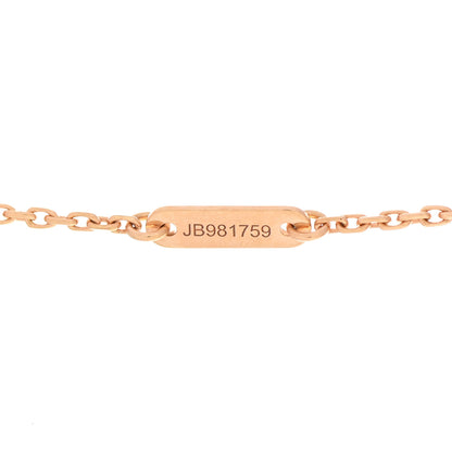 Van Cleef & Arpels 18K Rose Gold Carnelian Sweet Alhambra Pendant Necklace 5 of 7
