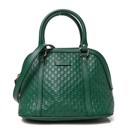 Gucci Soft Microguccissima Mini Dome Bag Emerald 2 of 17