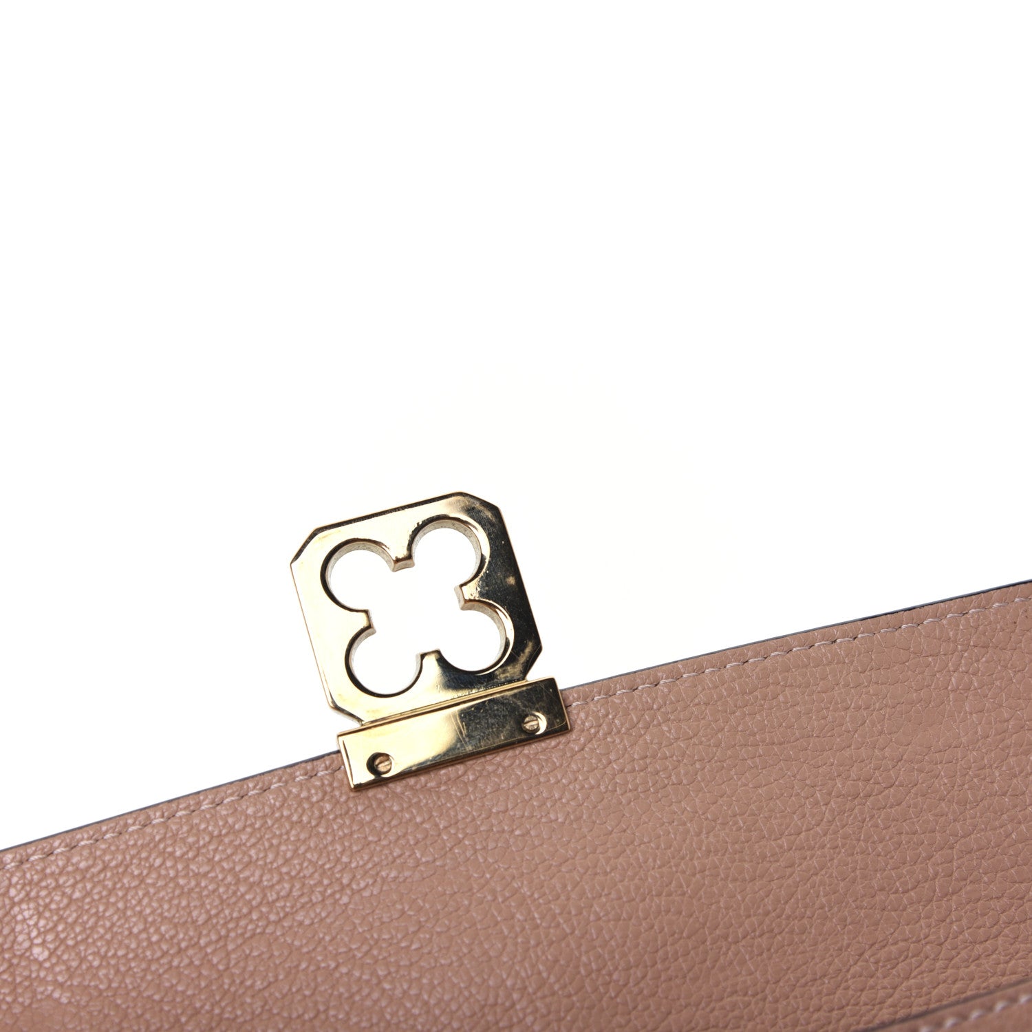 Chloe Goatskin Elsie Long Wallet Gingerbread 12 of 14