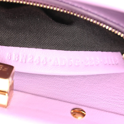 Fendi Nappa Stacked Bar Mini Peekaboo Iconic Satchel Violetta 7 of 10