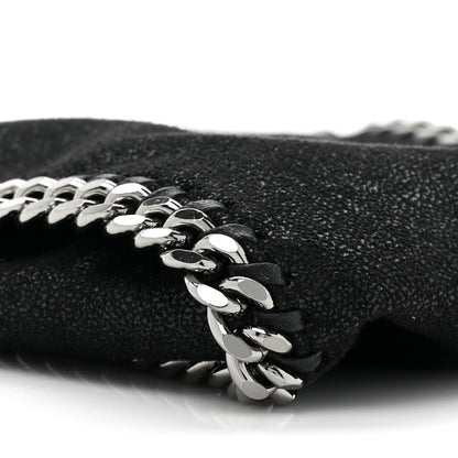 Stella McCartney Shaggy Deer Mini Falabella Fold Over Tote Black 8 of 8