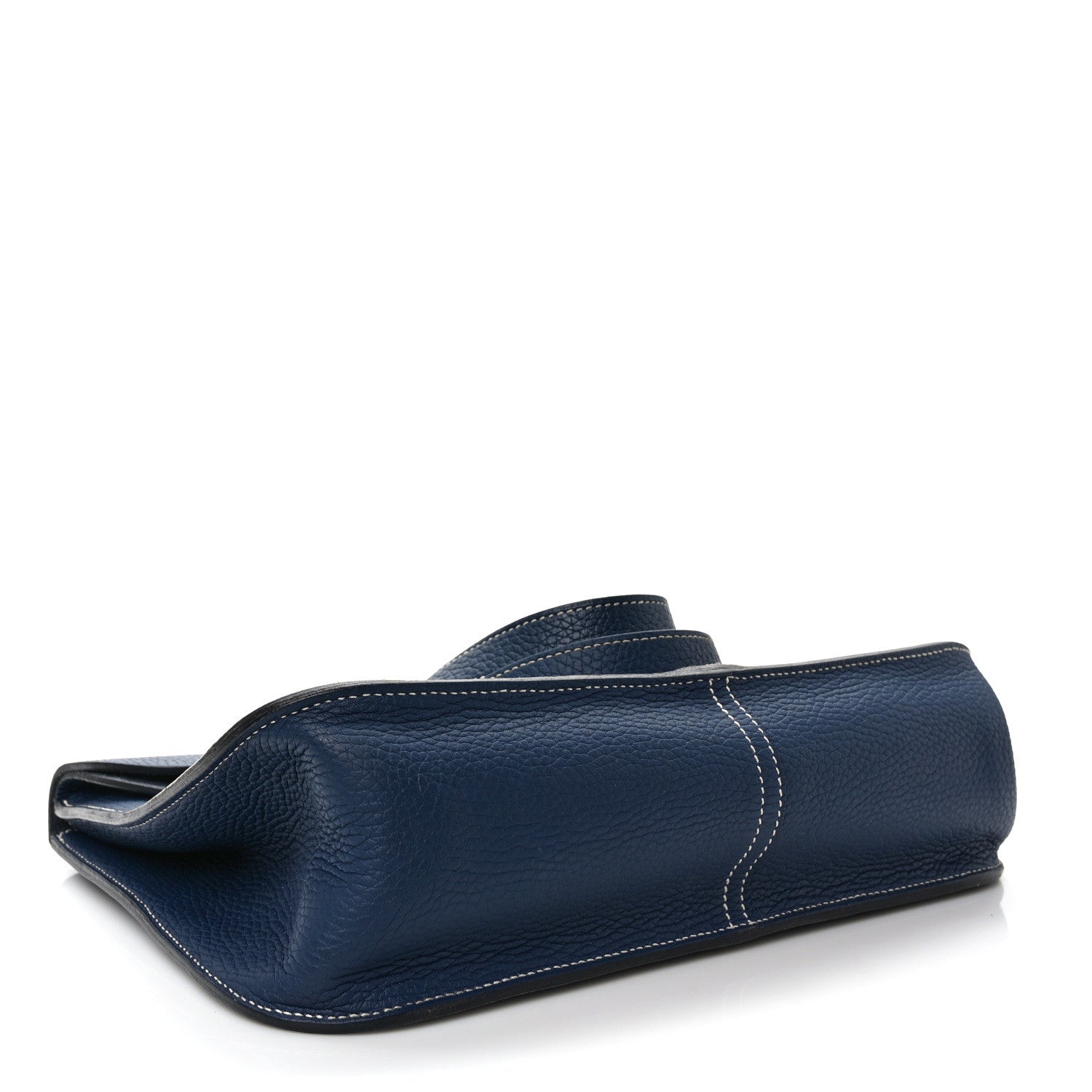 Hermes Taurillon Clemence Halzan 31 GM Bleu Encre 4 of 8