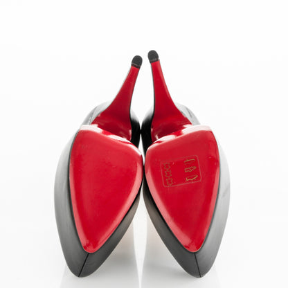 Christian Louboutin Kid Daffodile 160 Pumps 37.5 Black 5 of 7