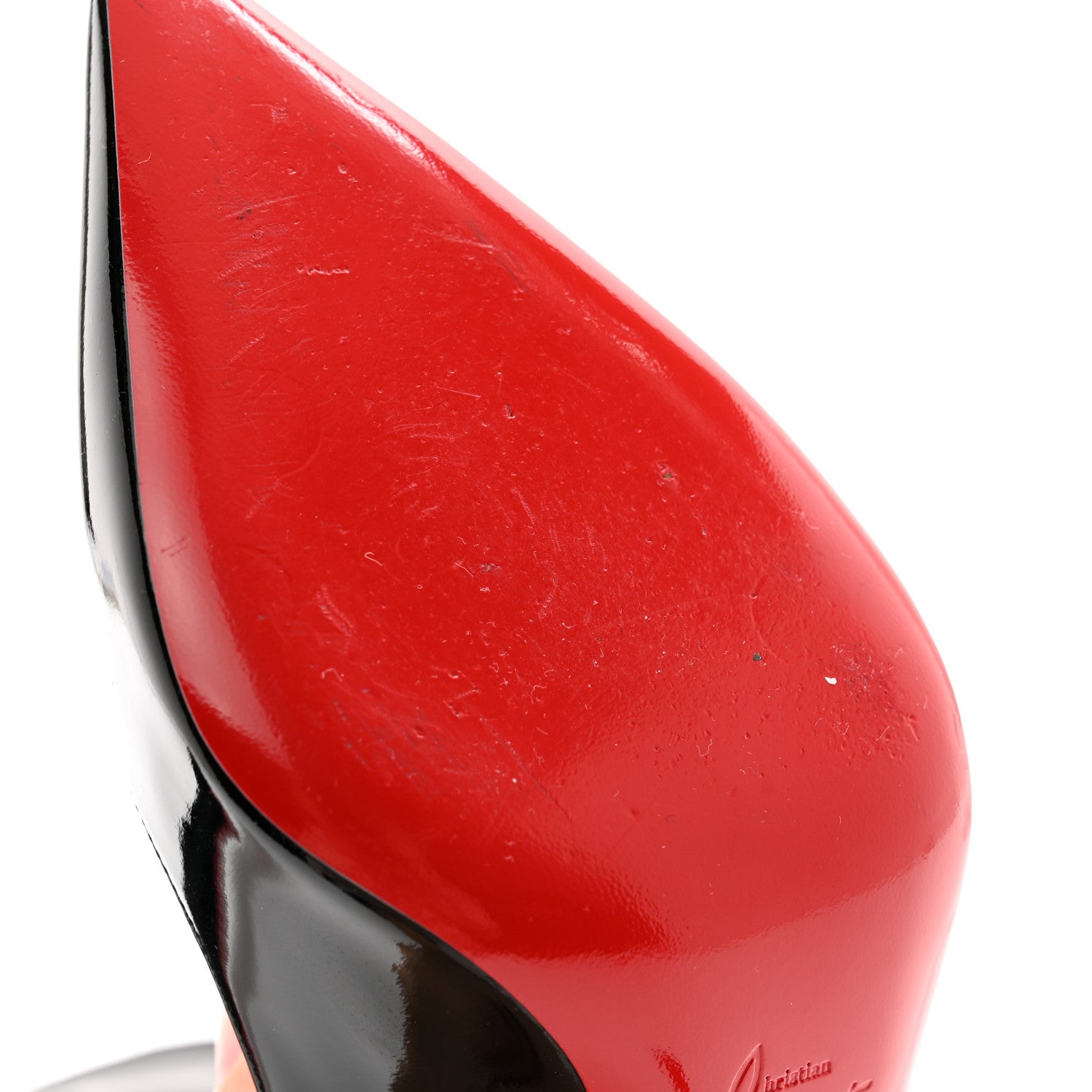 Christian Louboutin Patent Pigalle Follies 85 Pumps 38.5 Black 8 of 10