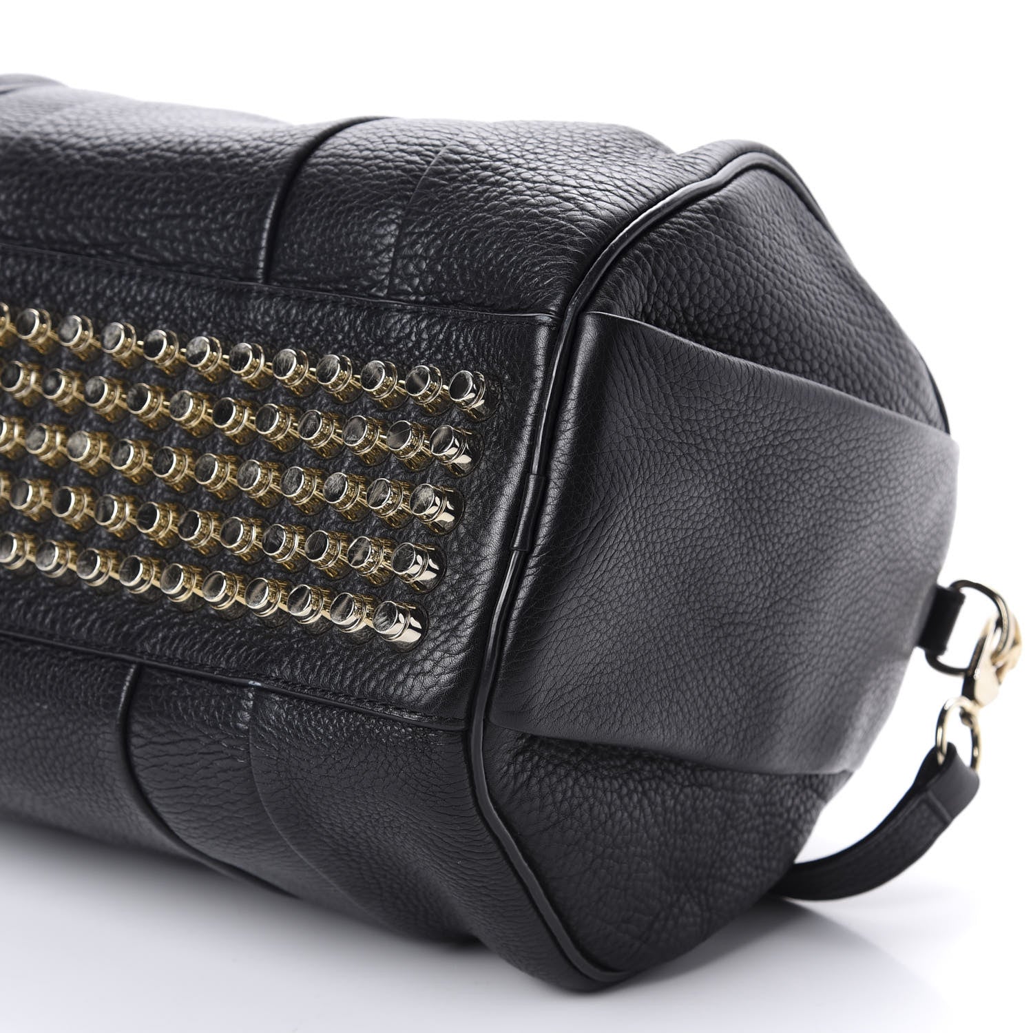 Alexander Wang Pebbled Lambskin Rocco Black Pale Gold Hardware 7 of 10