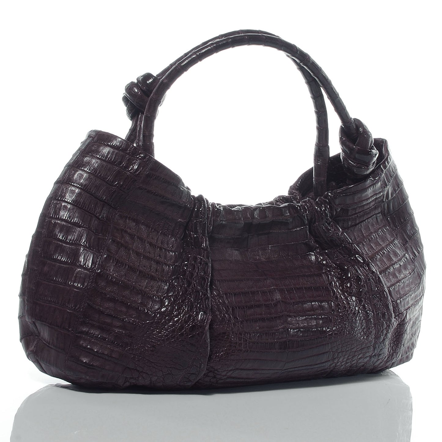 Crocodile Hobo Purple