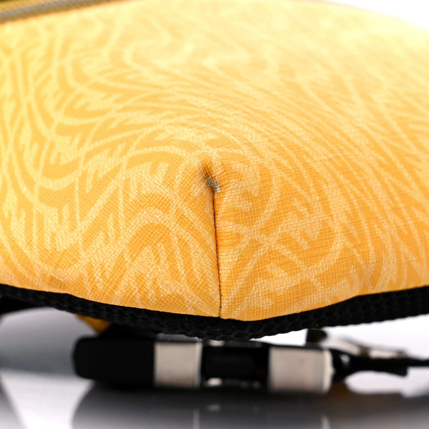 Fendi X SARAH COLEMAN Glazed Fabric Vitello Grace Light Micro FF Vertigo Belt Bag Mimosa 8 of 12