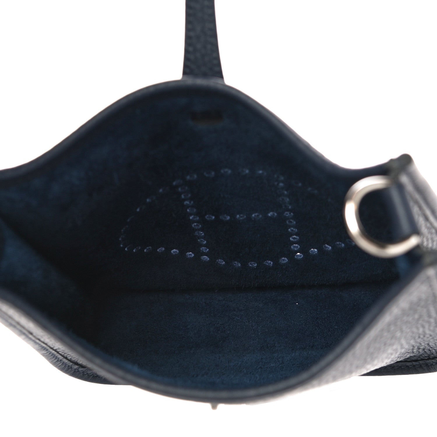 Hermes Taurillon Clemence Amazone Evelyne TPM Bleu Nuit Bleu Indigo 5 of 10