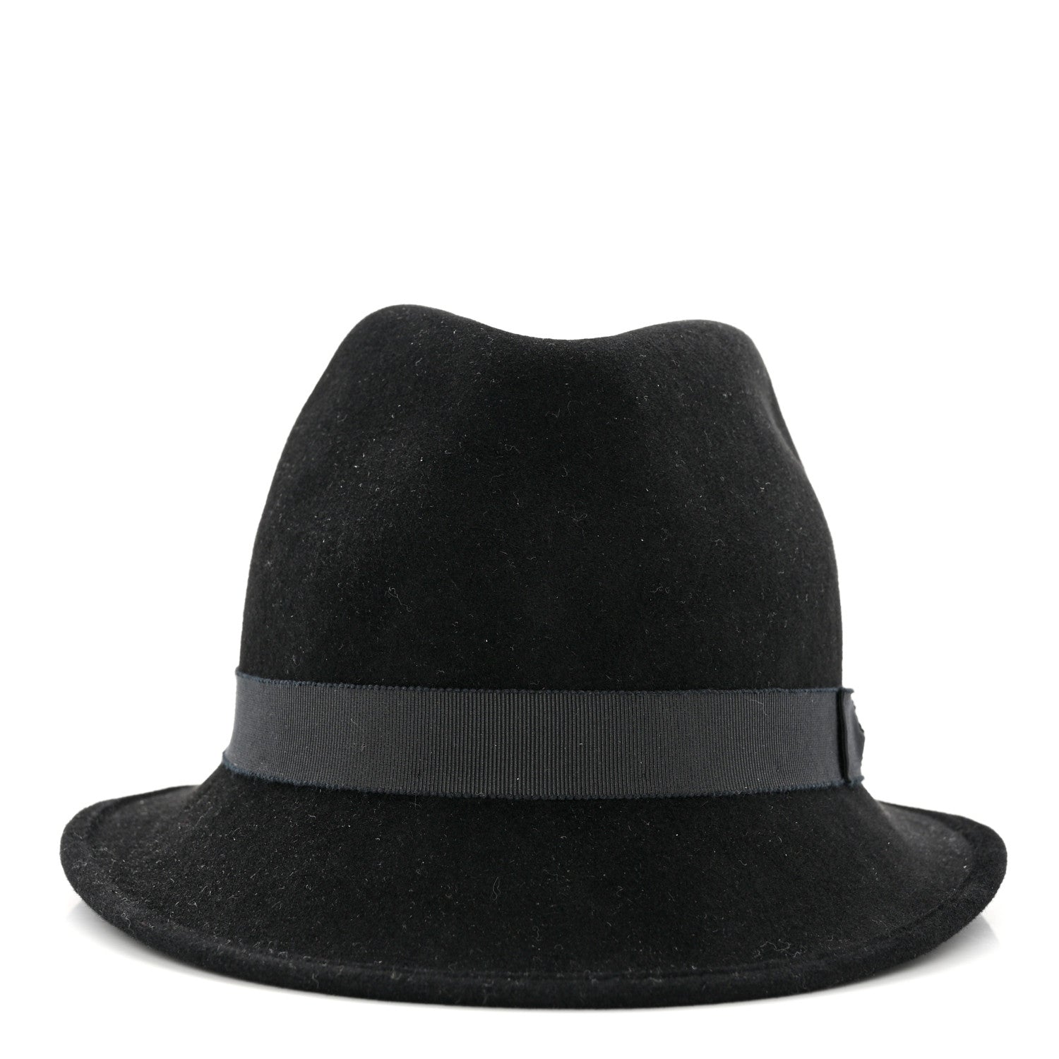 Chanel Felt Fedora Hat M Black 3 of 8