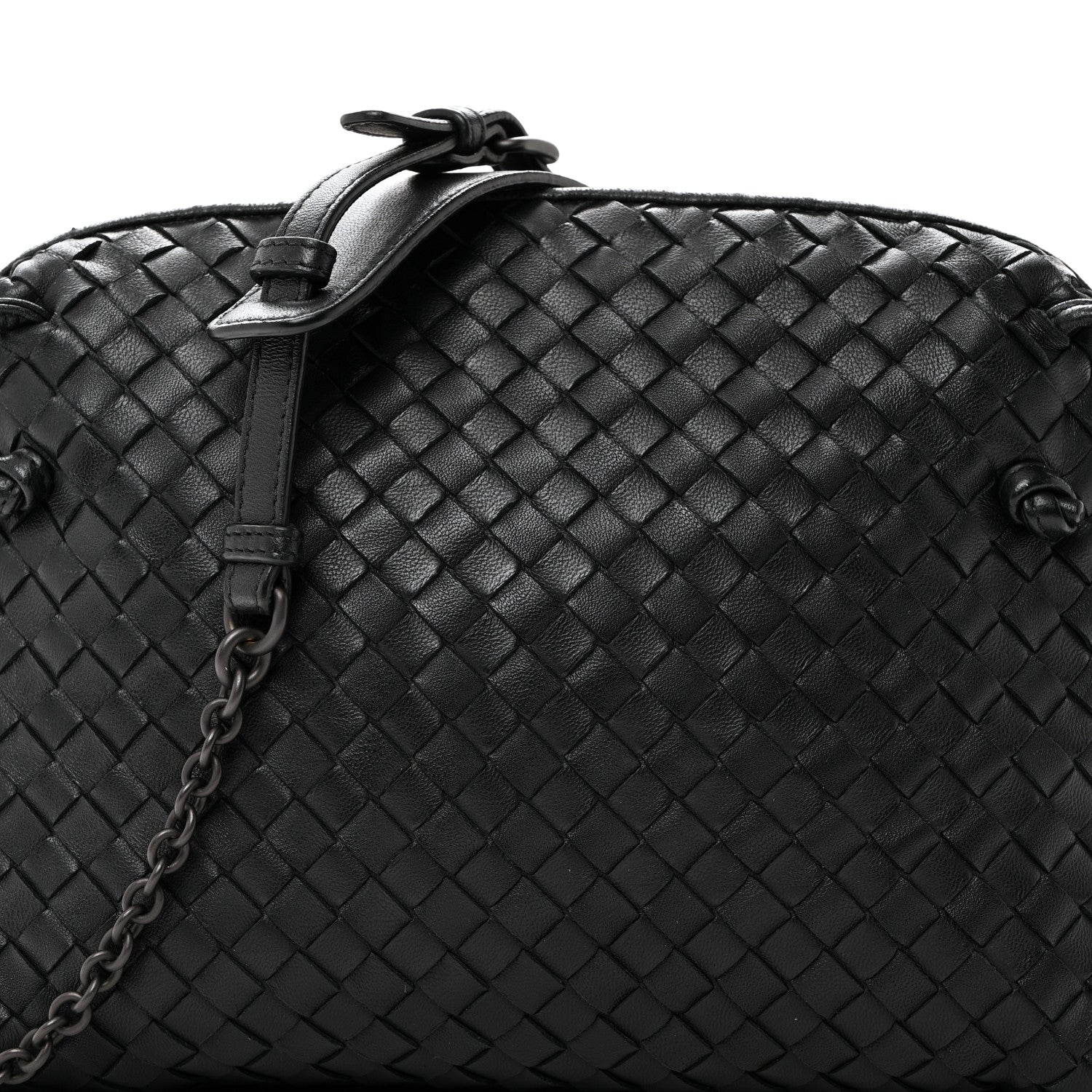 Bottega Veneta Nappa Intrecciato Nodini Bag Black 8 of 11