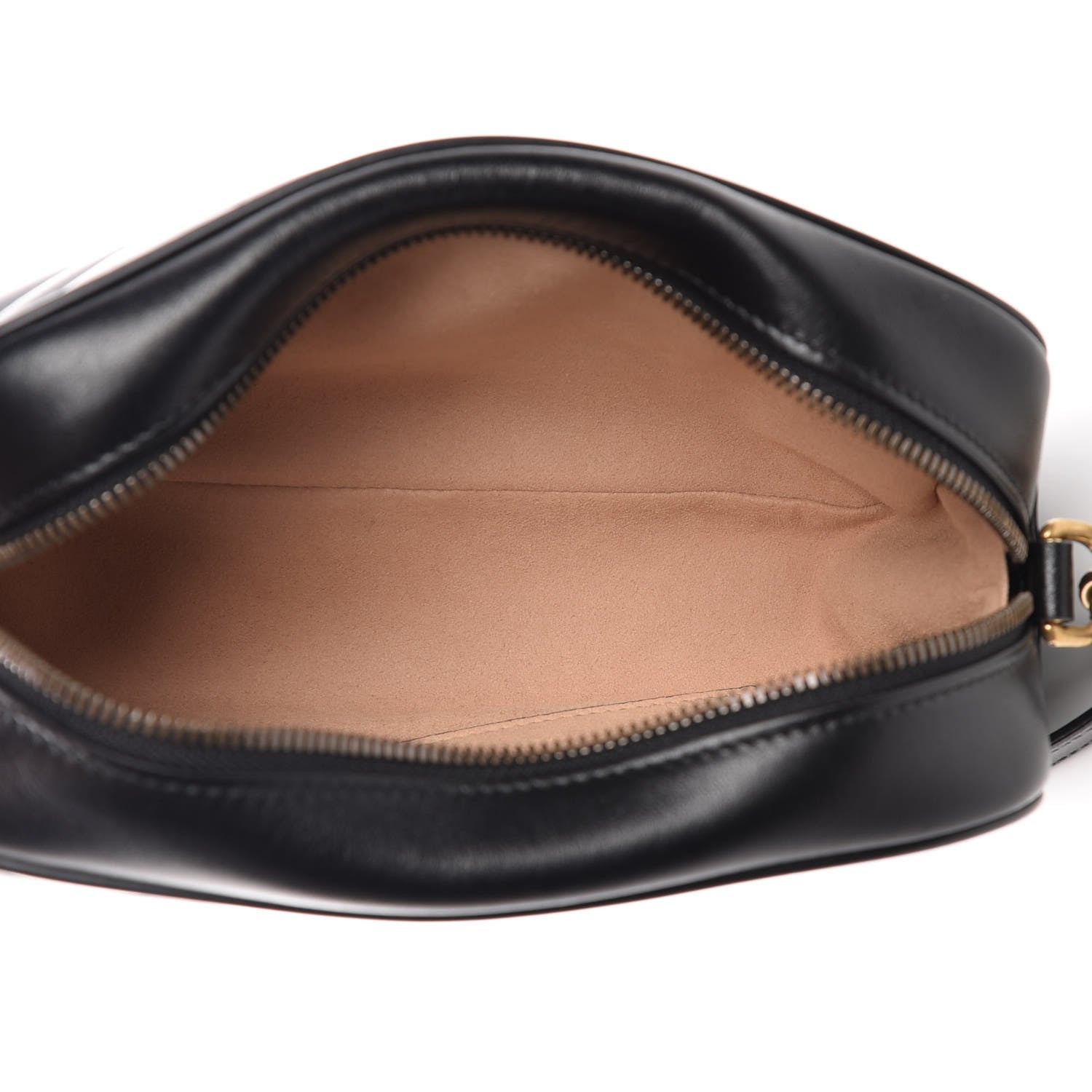 Gucci Calfskin Matelasse Small GG Marmont Chain Shoulder Bag Black 5 of 8