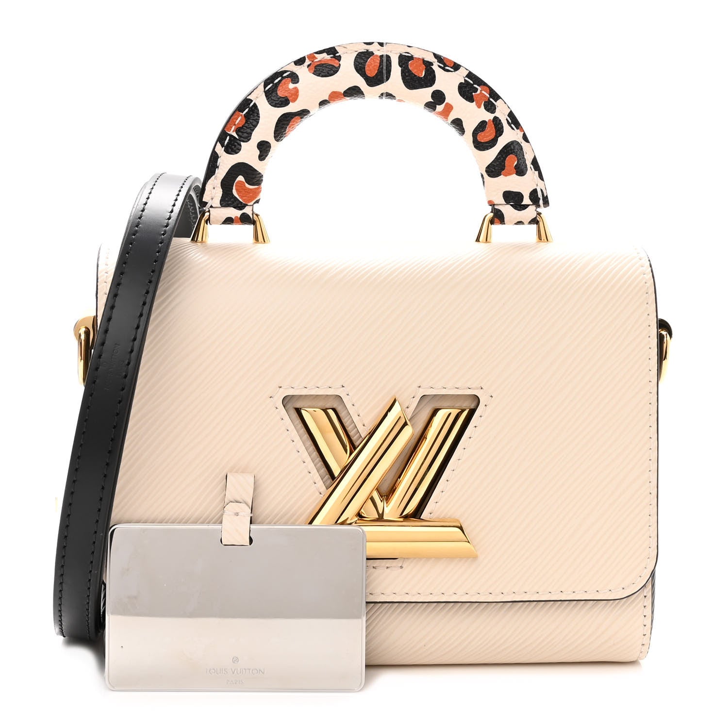 this is a product image by FASHIONPHILE of a LOUIS VUITTON Epi Wild At Heart Top Handle Twist in size PM in the color Cream