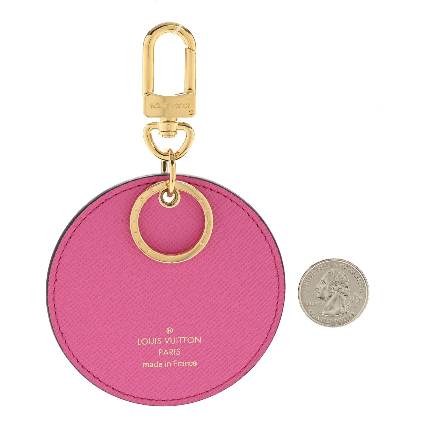 Louis Vuitton Monogram 2022 Christmas Animation Seoul Bag Charm Key Ring Light Pink 2 of 4