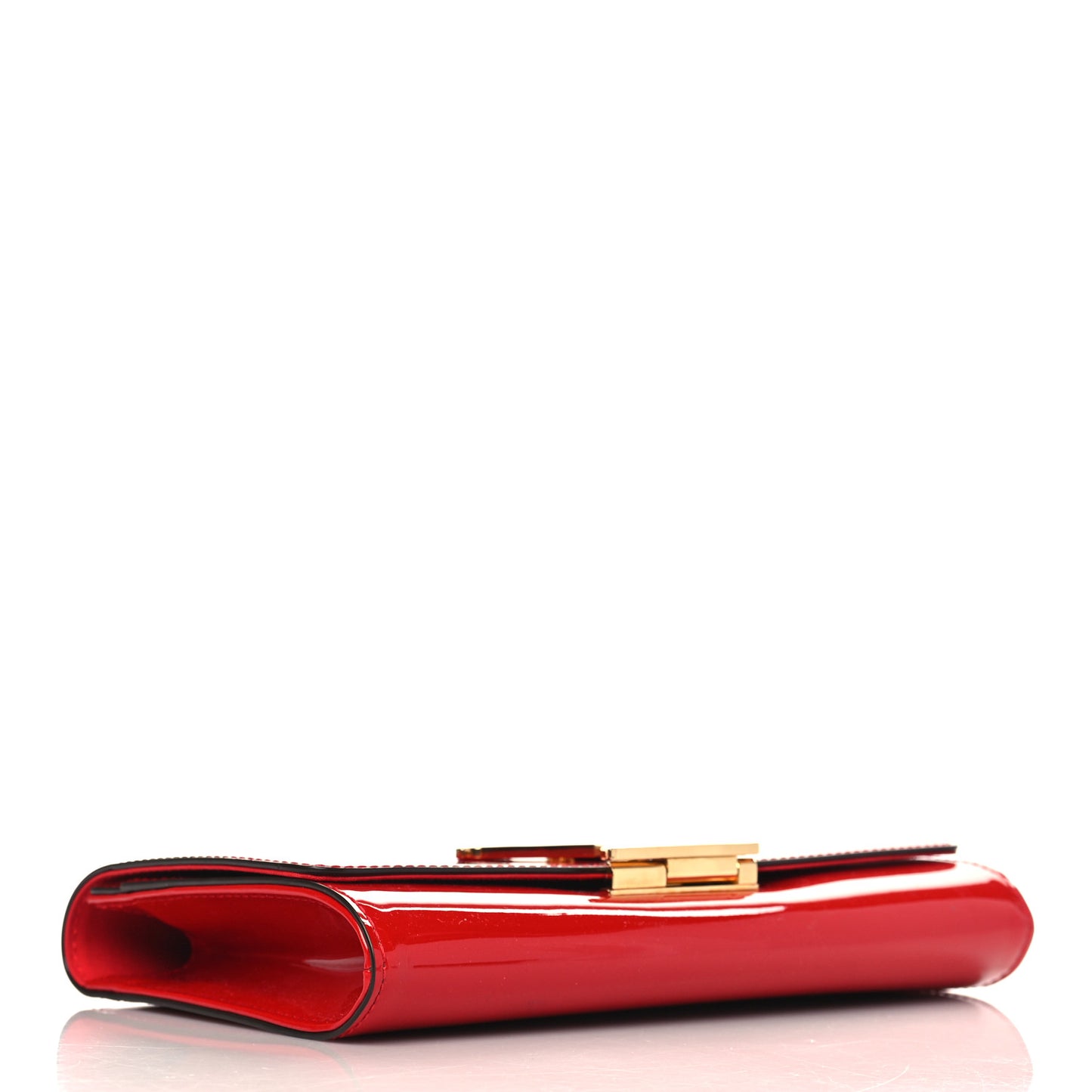 Patent Louise Clutch Cherry