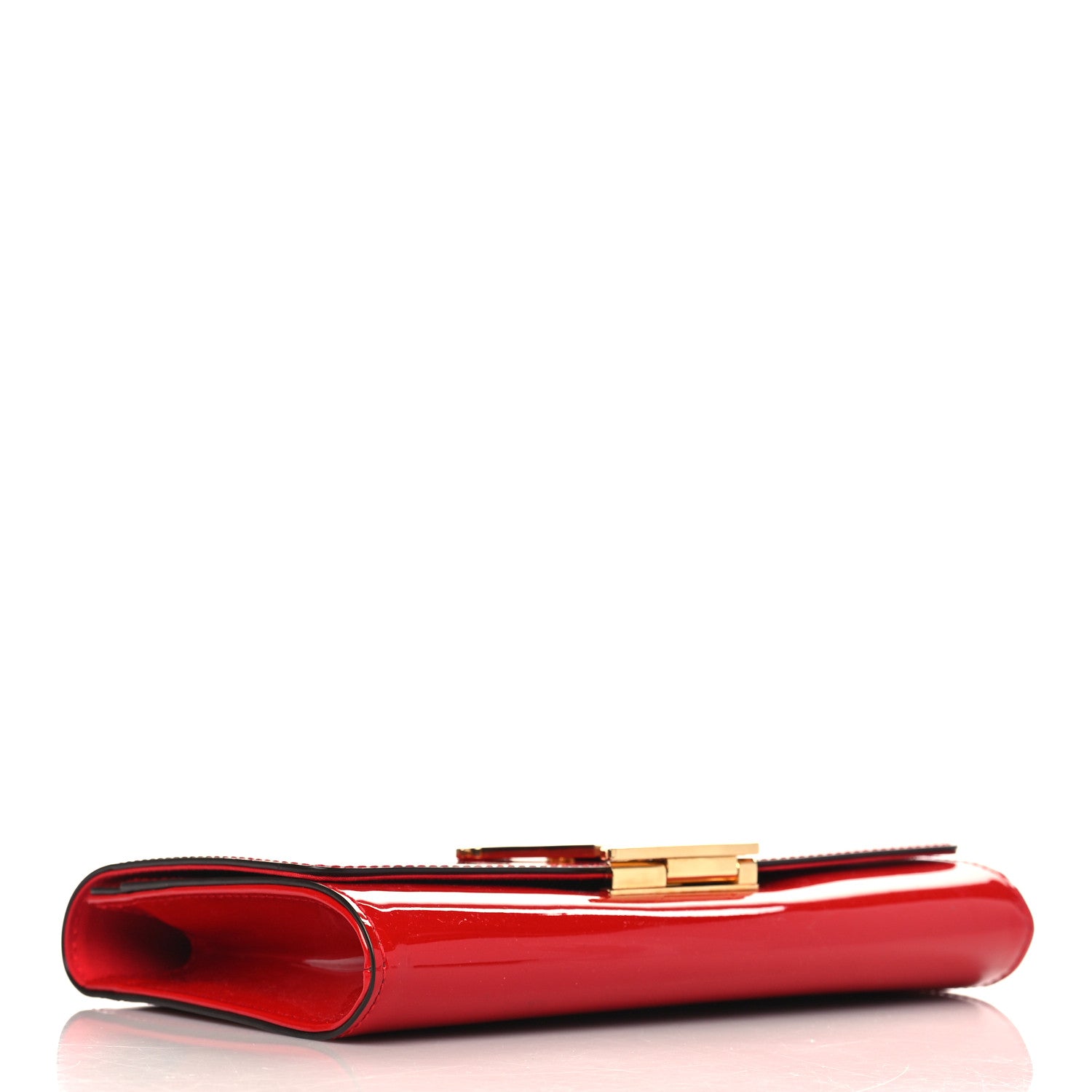 Louis Vuitton Patent Louise Clutch Cherry 4 of 7