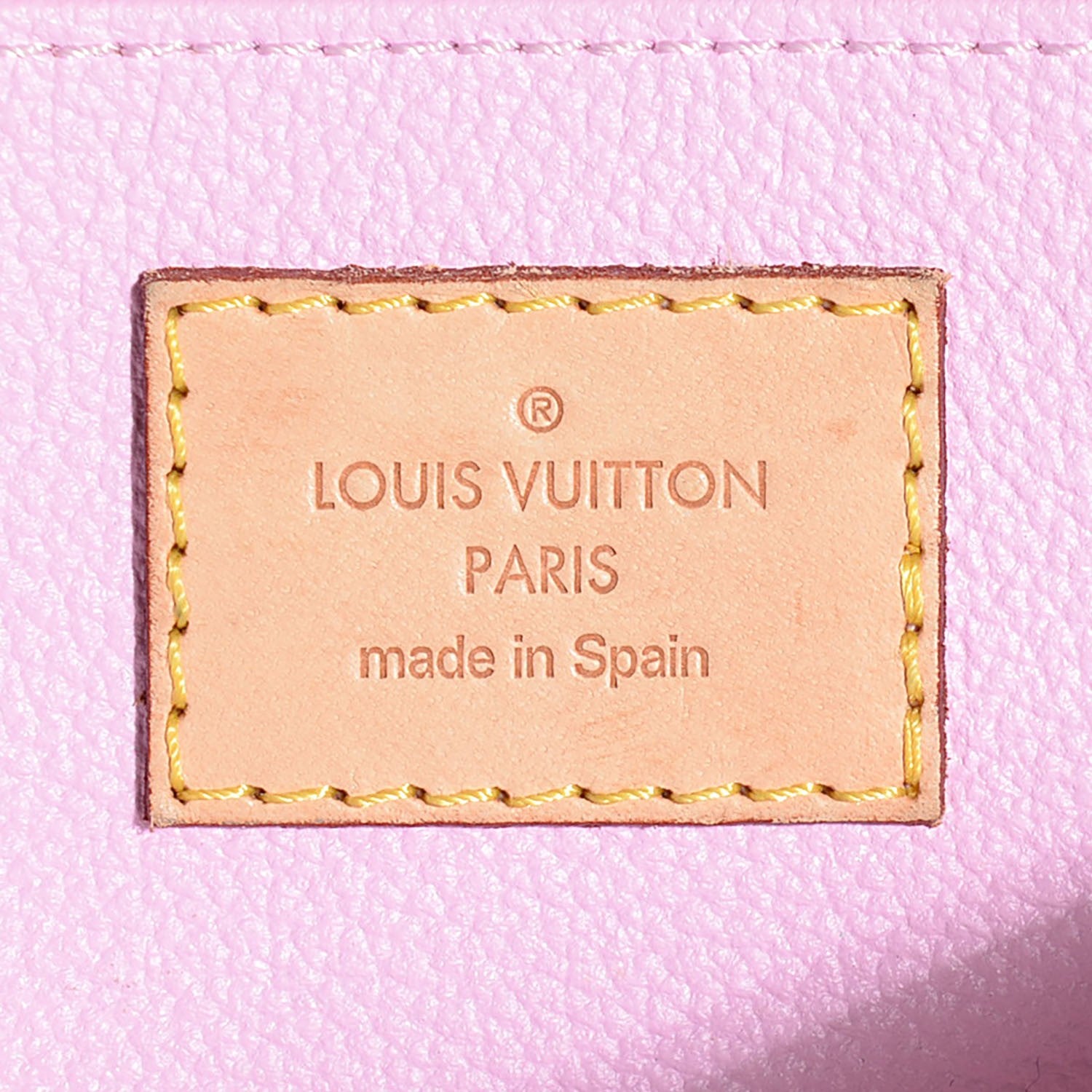 Louis Vuitton Monogram Multicolor Cosmetic Pouch White Litchi 6 of 7