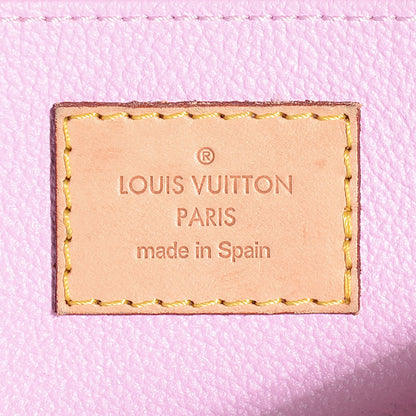 Louis Vuitton Monogram Multicolor Cosmetic Pouch White Litchi 6 of 7