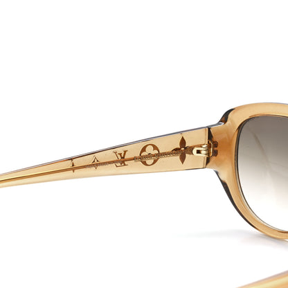 Louis Vuitton Acetate Obsession Cat Eye Sunglasses Z0625W Glitter Gold 5 of 9