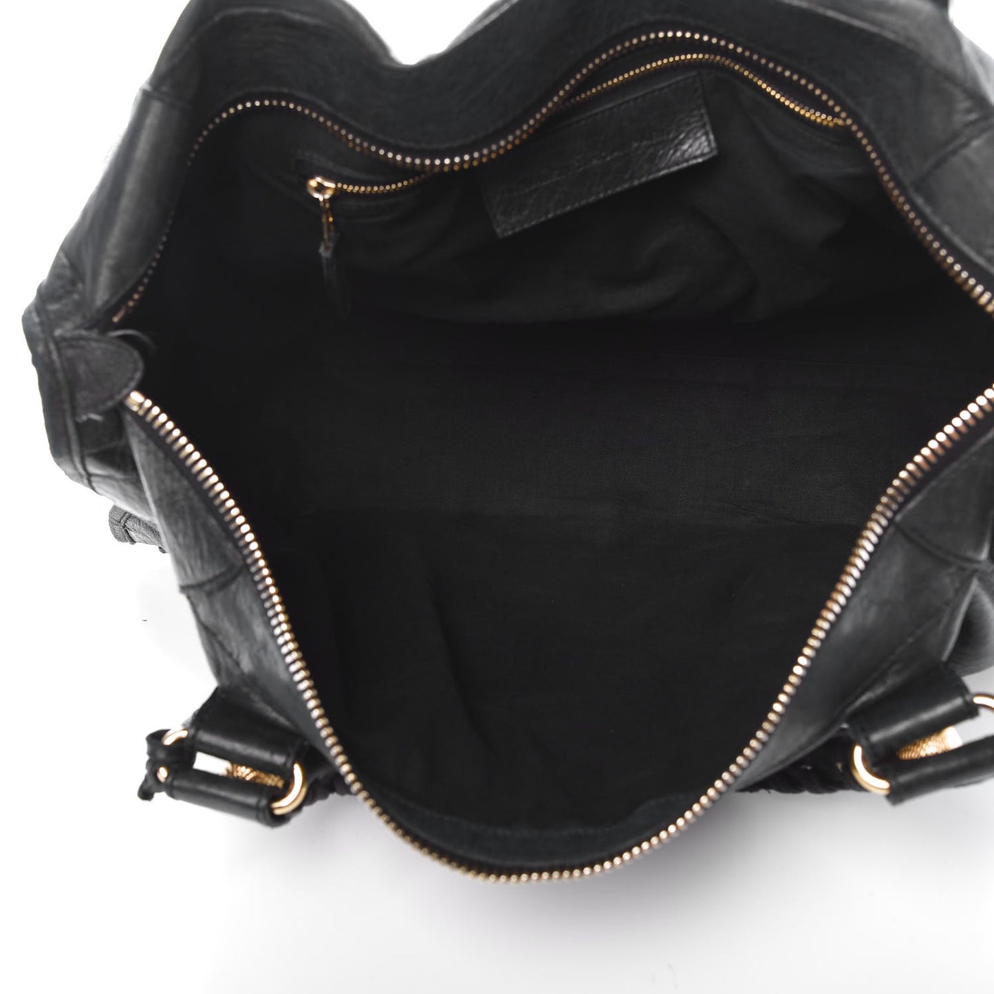 Agneau Giant 21 Gold Hardware Work Black