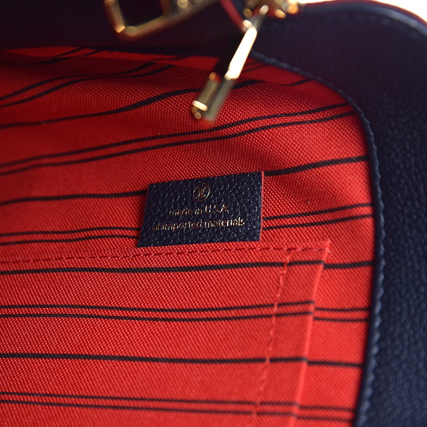 Empreinte Montaigne GM Marine Rouge