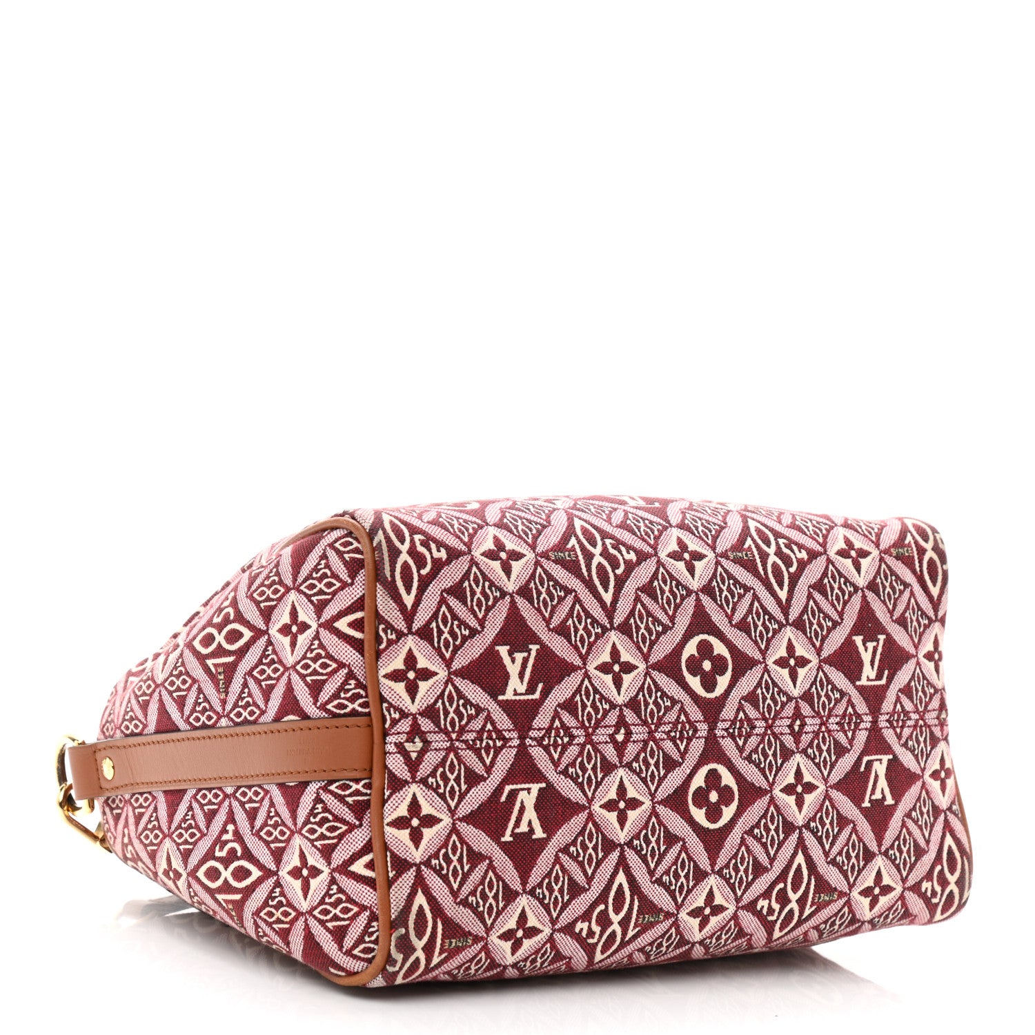 Louis Vuitton Jacquard Since 1854 Speedy Bandouliere 25 Bordeaux 4 of 13