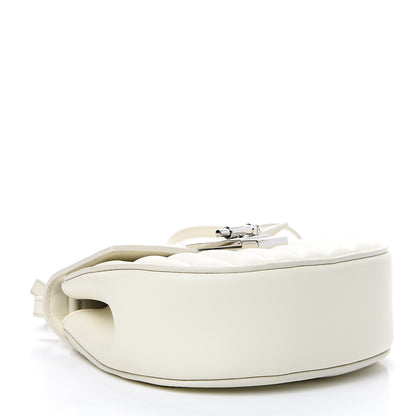 Chloe Calfskin Quilted Mini Drew Bijou Shoulder Bag Natural White 3 of 10