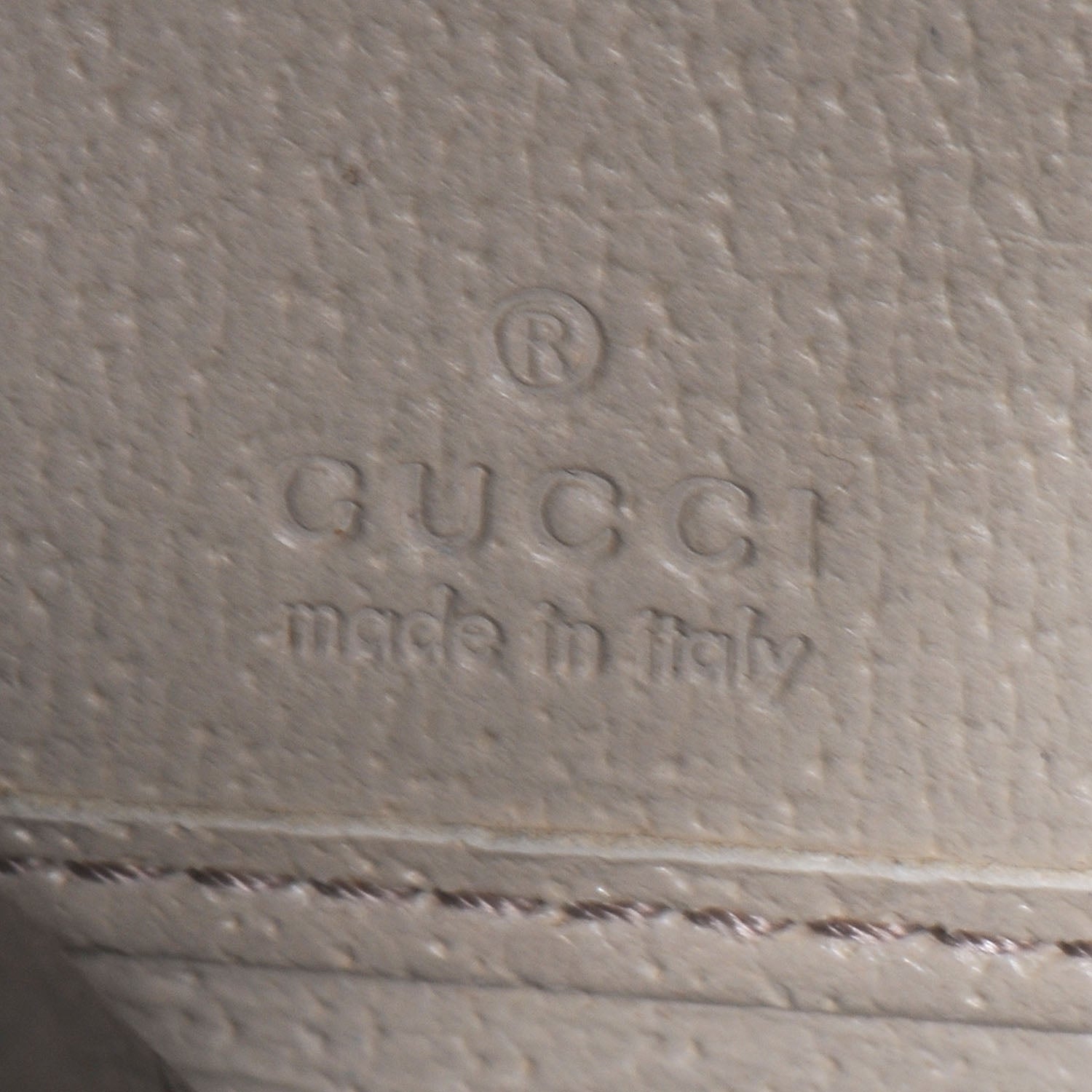 Gucci Monogram Metal Bar Zip Around Wallet Beige Ebony Off White 7 of 8