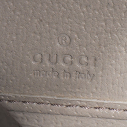 Gucci Monogram Metal Bar Zip Around Wallet Beige Ebony Off White 7 of 8