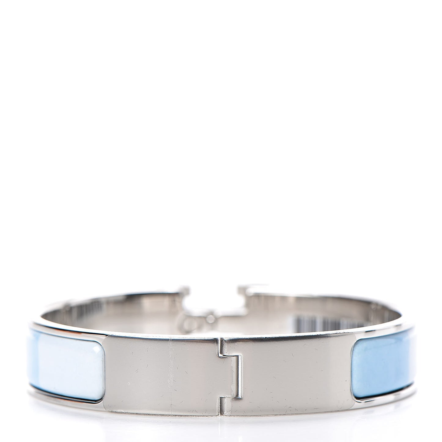 Enamel Narrow Clic Clac H Rainbow Bracelet PM Rainbow Bleu