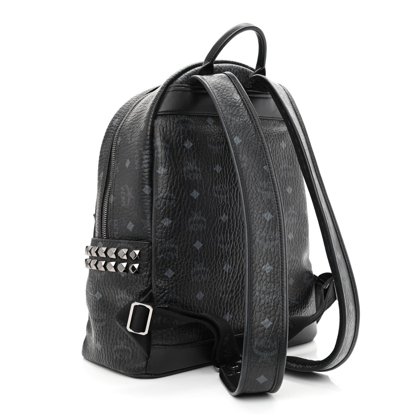 Visetos Medium Side Studs Stark Backpack Black