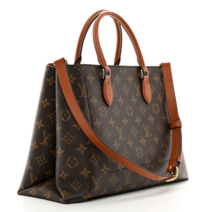Louis Vuitton Monogram Flower Tote Caramel 3 of 9