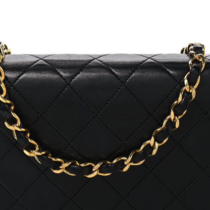 Chanel Lambskin Quilted Small Single Flap Bag Black 9 of 11