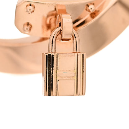 Hermes 18K Rose Gold Kelly Gavroche Ring 51 5.75 7 of 8